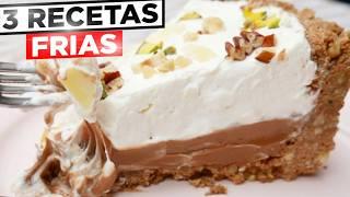 3 TARTAS de NAVIDAD Riquísimas Y Fáciles, POCOS Ingredientes y Rapidísimas, EN 5 MINUTOS y CREMOSAS