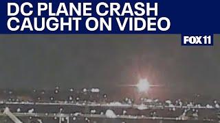 Washington DC plane crash caught on camera