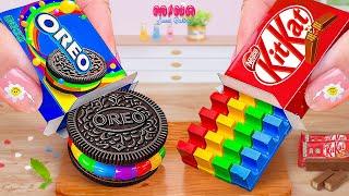 Best of KITKAT Cake RecipeUltimate Miniature Rainbow KitKat Chocolate Cake By Mina Sweet Baking