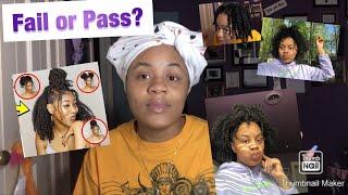 I FOLLOWED HALFRICAN BEAUTE’S HAIRSTYLE TUTORIAL |Ellenmarie|