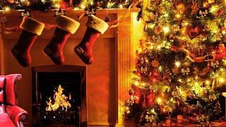 Jazzy Christmas Music with Fireplace Best Christmas Songs Playlist  Merry Christmas 2024 Relaxing