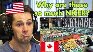 American Reacts to Popular Canadian Grocery Stores