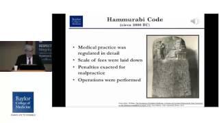 Fundamentals of the History of Medicine, Part One - Dr. Stephen B. Greenberg