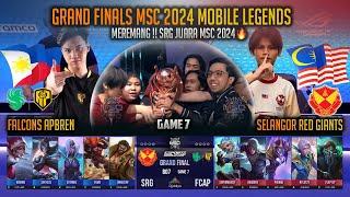 CHAMPIONS  MIMPI MALAYSIA MENJADI KENYATAAN  SELANGOR RED GIANTS VS FALCONS APBREN - MSC 2024