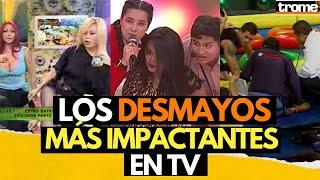 TOP de los DESMAYOS EN VIVO más recordados de la televisión peruana