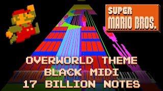 [Black MIDI] Super Mario Bros - Overworld Theme - 17 billion notes