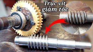 Quá Trình Gia Công Trục Vít Của Hộp Số Giảm Tốc