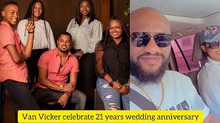 Yul Edochie senior Van Vicker celebrates 21st Wedding Anniversary with Family as he cautions Yul