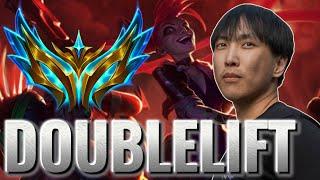 NA CHALLENGER DOUBLELIFT PLAY JINX (JINX GUIDE 2025) League of legends Gameplay