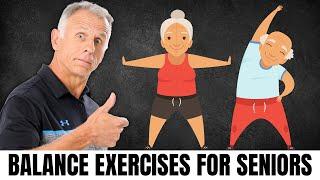 Top 10 Balance Exercises for Seniors at Home. STOP FALLS.