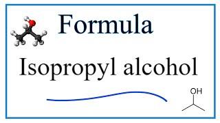 How to Write the Formula for Isopropyl alcohol