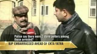 Stone pelters in BJP ranks?