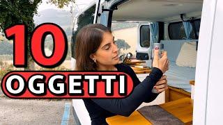 VAN LIFE | 10 oggetti FONDAMENTALI per viaggiare ️