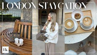 LONDON STAYCATION, SHOPPING IN HARRODS, LIFE CATCH UP! | VLOG | Freya Killin