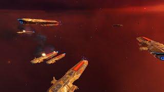 Homeworld Remastered - 10 Ion cannon Frigates VS 2 Destroyers