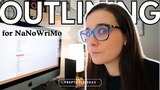 My OUTLINING Method for Preptober • NaNoWriMo 2023 • How to Outline a Book • Meredith E. Phillips