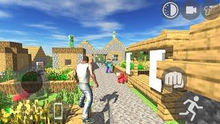 Franklin Stuck in Minecraft World - INDIAN BIKES DRIVING 3D