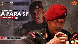 How To Become A Para Commando In Indian Army l Para SF By DefenceCRUX.