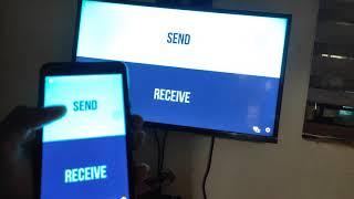 how to send files from phone to android tv