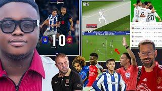 BARCELONA DOWN AT SOCIEDAD. 5 THINGS WE LEARNT, CHELSEA, MAN UTD, SERIA A AND ALL LATEST