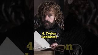 Top 10 Most Loved Game of Thrones Characters    | Woow Facts #top10factsshorts #shorts #top10