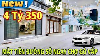 Bán nhà mặt tiền đường số ngay chợ Gò Vấp | Giáp ranh quận Bình Thạnh - Phú Nhuận - Ngang 5M