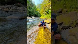 The discovery of gold material at the bottom of the river #discoveringgold #findinggold #goldfields
