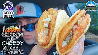 Taco Bell® Cantina Crispy Chicken Cheesy Street Chalupa Review! ️ | theendorsement