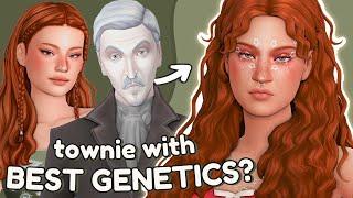 Which Townie Has THE BEST Genetics? | The Sims 4 CAS challenge