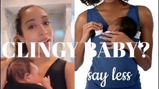 Rissa finds a solution to running errands with a clingy baby+ brand name and instructions for use