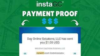 InstaGC Payment Proof - $1 Instant PayPal