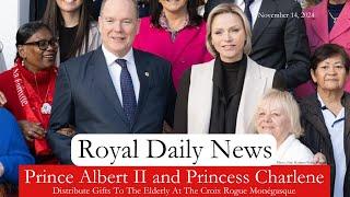 Prince Albert II and Princess Charlene of Monaco Present Gifts to the Elderly. Plus, More #RoyalNews