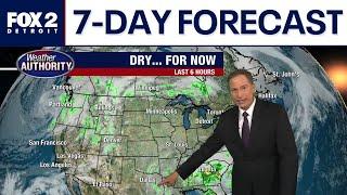Warm weather, with a chance of rain and thunder most of the week
