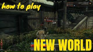 How to play NEW WORLD Alpha Test - Amazon Game Studios' New MMO