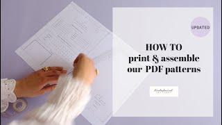 UPDATED how to print & assemble our PDF pattern - tintofmint PATTERNS