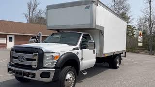 2011 FORD F550 SUPER DUTY DIESEL DUALLY BOX TRUCK