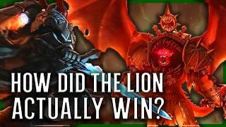 The Lion vs Angron's Epic Duel EXPLAINED By An Australian | Warhammer 40k Lore