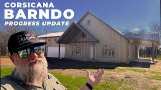 Update TOUR | 2,000sqft Corsicana Barndominium Home + SHOP