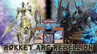 "ROKKET ARC REBELLION" DECK DUEL LINKS  : RANKED DUEL REPLAY & DECKLIST [YU-GI-OH! DUEL LINKS]