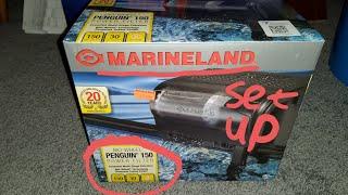 Setting up a marineland penguin filter