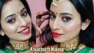 Easy Glam करवाचौथ Makeup 2020| Karwa Chouth Makeup Look | AbhaJaiswal