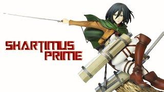 Kotobukiya Mikasa Ackerman ArtFXJ Attack on Titan Comic Manga TV Series Statue Review