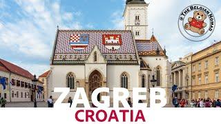 Sightseeing city tour in Zagreb, Croatia.