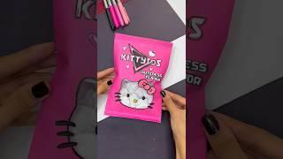 DIY Hello Kitty Chip Bag Idea  #shorts #art #craft #tutorial #diy #gift #artist #crafts #draw