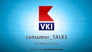 VKI-Webinar-Series CONSUMER_TALKS - Kartellrechtsdurchsetzung und Kartellschadenersatz