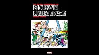 Unboxing The Official Handbook of The Marvel Universe Omnibus Deluxe