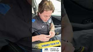 How to Start Subaru with a dead Key Fob battery.