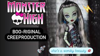 Monster High Booriginal Creeproduction Frankie Stein unboxing and review!