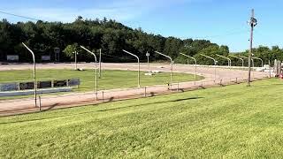 Aj Sauter, 8 years old first laps in Bandolero 2024