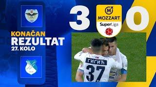 Mozzart Bet Super liga 2024/25 - 27.Kolo: ŽELEZNIČAR – TEKSTILAC 3:0 (1:0)